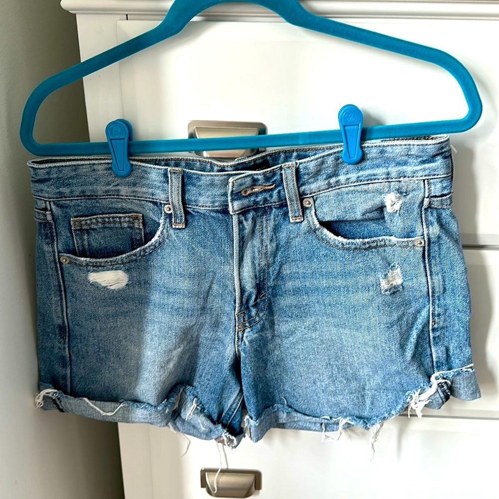Lucky Brand ripped jean shorts